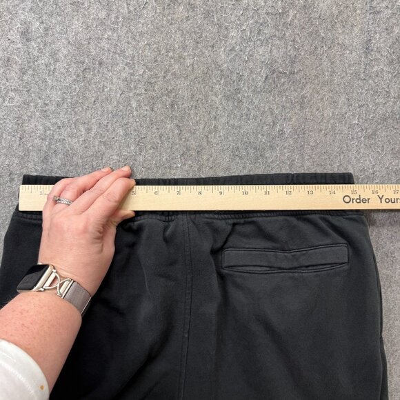 Gymshark Jogger Men M Black Crest Slim Fit Fleece 27" Tapered A2A4H - Picture 10 of 16